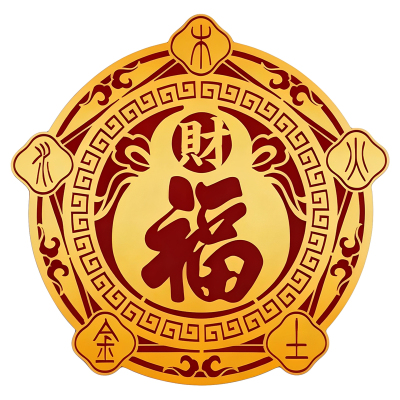 空调压床头五行财福空调贴卧室