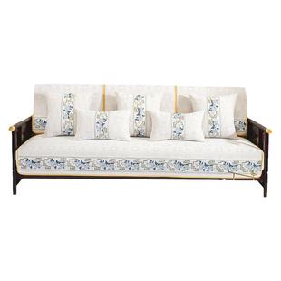 新中式沙发垫轻奢高级感防滑四季通用2025新款套罩巾盖布冬坐垫子