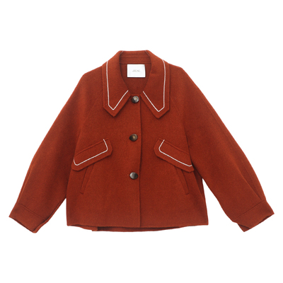 it'real瑞尔25年冬季新款减龄气质简约百搭双面呢大衣外套女