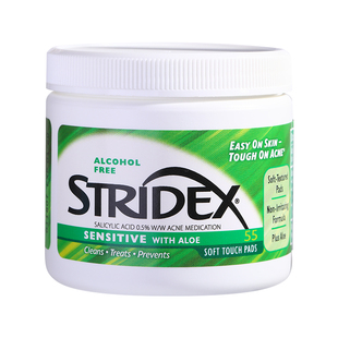 美国施颜适stridex水杨酸棉片去闭口粉刺痘痘控油清洁毛孔收缩