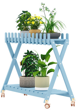 户外庭院可移动实木花架