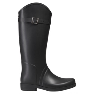 starbloom/星花斜切长筒靴女夏显瘦高筒骑士靴2025新款时尚雨靴