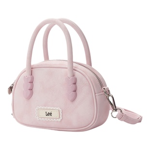 Lee女迷你波士顿保龄球包手提包单肩斜挎包可爱少女化妆包手机包