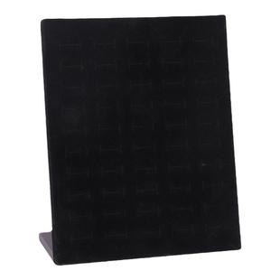 首饰架绒面50位戒指展示架耳钉耳环展示摆摊道具耳环架耳钉展示板