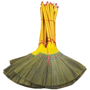 芒草扫把加厚家用扫地笤帚簸箕组合天然手工编织单头清洁工厂车间