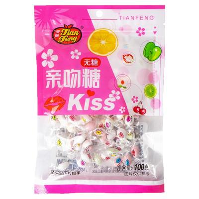 天凤亲吻薄荷糖强劲清新口气维C含片糖散装招待糖果网红迷你零食