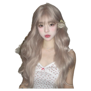 哼唧假发女日常全头套自然长发慵懒长卷发整顶假发套