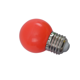 led彩色灯泡E27螺口红黄蓝绿紫暖白光节日装饰家用七彩光龙珠泡