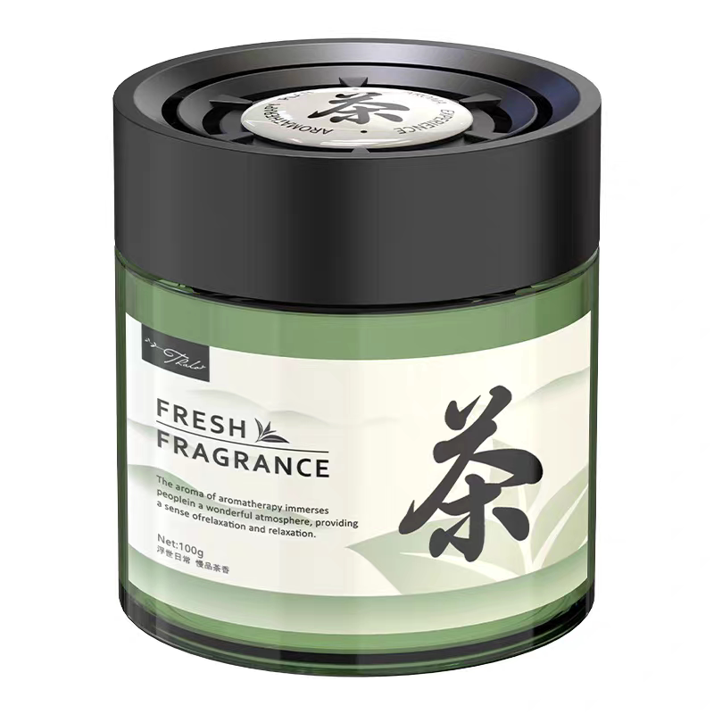 茶香车载香薰固体香膏植物香薰散发明清祛异味持久留香汽车香水