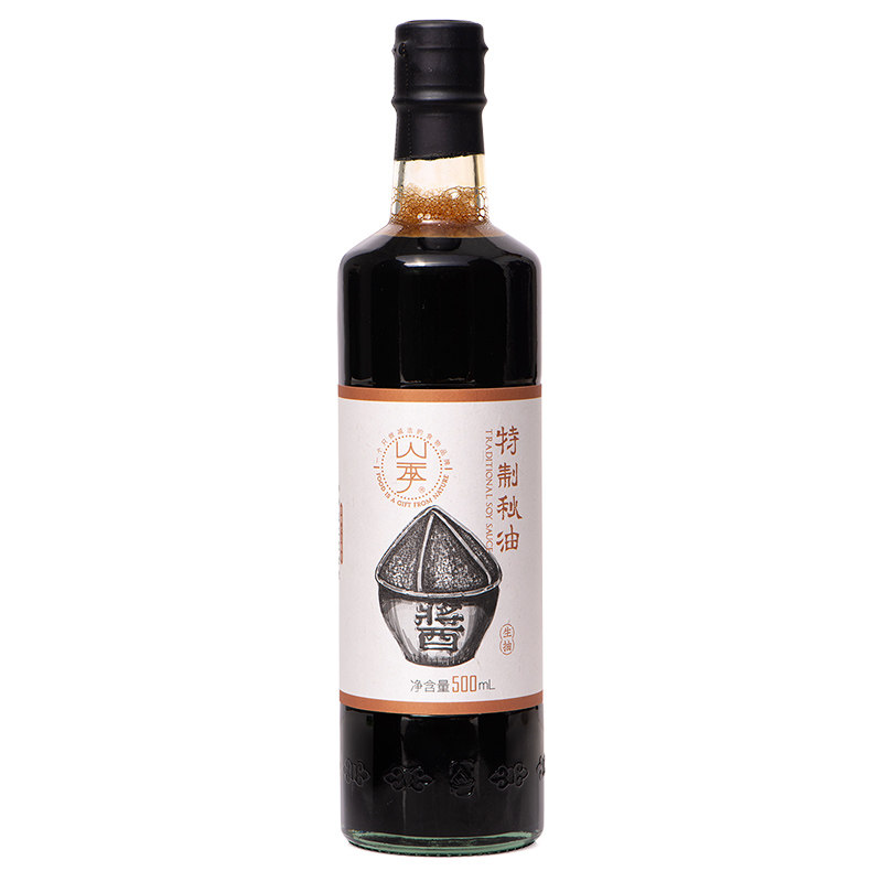 生抽山季不加糖头道特级酱油中餐