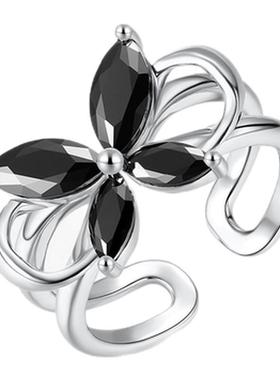 ZEGL暗影蝴蝶戒指女个性食指戒