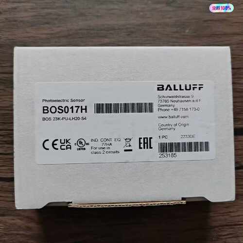 BOS017H 巴鲁夫 光电开关 工业传感器
