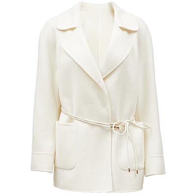 VeroModa简约毛呢大衣羊毛百搭