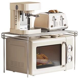 厨房微波炉架子置物架多功能支架多层家用烤箱台面电饭煲收纳架子