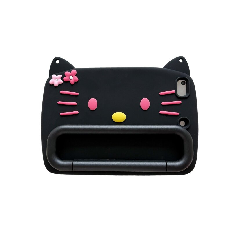 手提支架花朵猫咪适用苹果ipad10代平板保护套ipadair6硅胶mini7/air5/air8可爱ipadpro软套ipad12女A16
