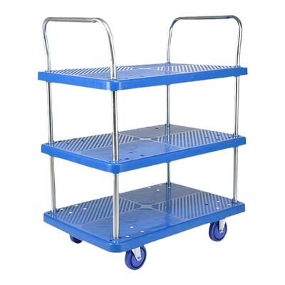 小牛双层平板手推车物料周转