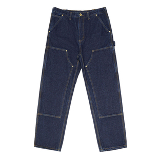 VINTAMERI维托摩瑞美式工装14OZ重磅双膝伐木裤牛仔裤咔叽伐木裤