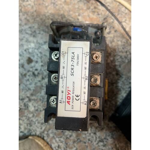 〔议价-可维修〕SCR3-75LA固态继电器 75A/380V 三相 拆 工业自动