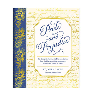 【预售】【信件复刻版】傲慢与偏见英文文学小说精装Pride and Prejudice Jane Austen著Chronicle Books出版