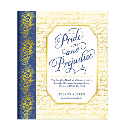 【预售】【信件复刻版】傲慢与偏见英文文学小说精装Pride and Prejudice Jane Austen著Chronicle Books出版