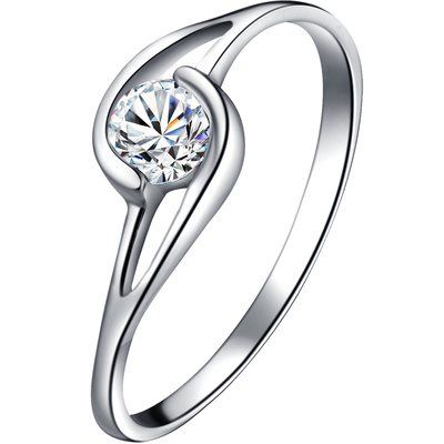 印记950钻石戒指饰品女钻戒