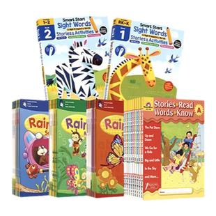 点读版 SAP Rainbow Math English Evan-Moor Stories To Read Smart Start Sight Words 幼儿园小学儿童进口教辅 英文原版练习册