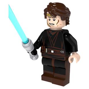 星球大战人仔PG8021卢克绝地武士达斯摩尔帕尔帕廷积木拼装玩具