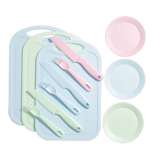 儿童水果刀塑料切菜刀不易伤手幼儿园早教儿童专用安全小刀具套装