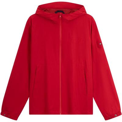 Tommy男装防风防泼水连帽单夹克