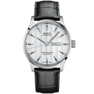 Mido美度手表男士舵手天文台夜光防水皮带全自动机械男表瑞士腕表