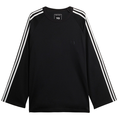 Y-3/Y3 山本耀司2025秋季新品时尚休闲条纹撞色长袖T恤JW7351