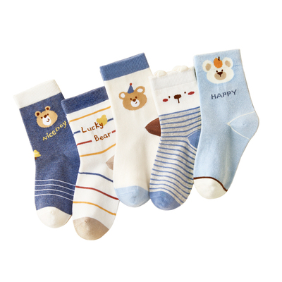 儿童袜子秋季薄款无骨中筒袜