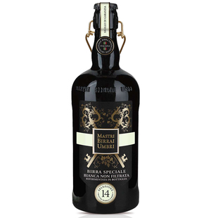 意大利进口精酿啤酒翁布里亚大师IPA烈性白啤金啤黑啤红啤750ml装