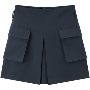 【清仓】太平鸟 年夏季工装风半身裙高腰短裙a字裙女士小个子