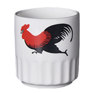 茶杯 公鸡陶瓷杯子酒店摆台早茶楼杯子餐厅饭店杯子口杯餐饮