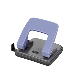 得力打孔器圆环孔小型活页本打洞打孔机单孔双孔打眼机金属装订成册纸张书本穿孔机器多功能文具卡片扣环