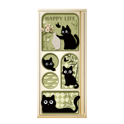 【优质碳钢】中古风猫咪斗柜