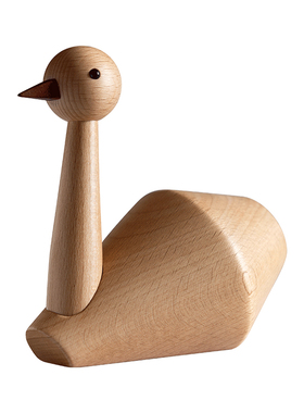 天鹅全实木家居装饰品