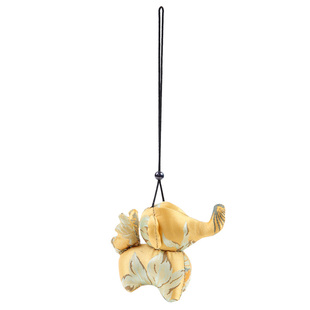 菲伊唐中式唐装配饰真丝桑蚕丝小飞象挂件新中式国风时尚包包挂件