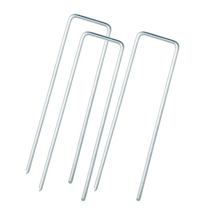 防草布U型地钉地布钉草坪钉三维固定器网镀锌幼苗保护罩固定u形钉