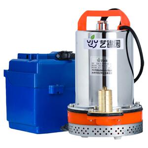 充电式水泵潜水泵12v直流电动大功率电瓶浇菜神器农用灌溉抽水机