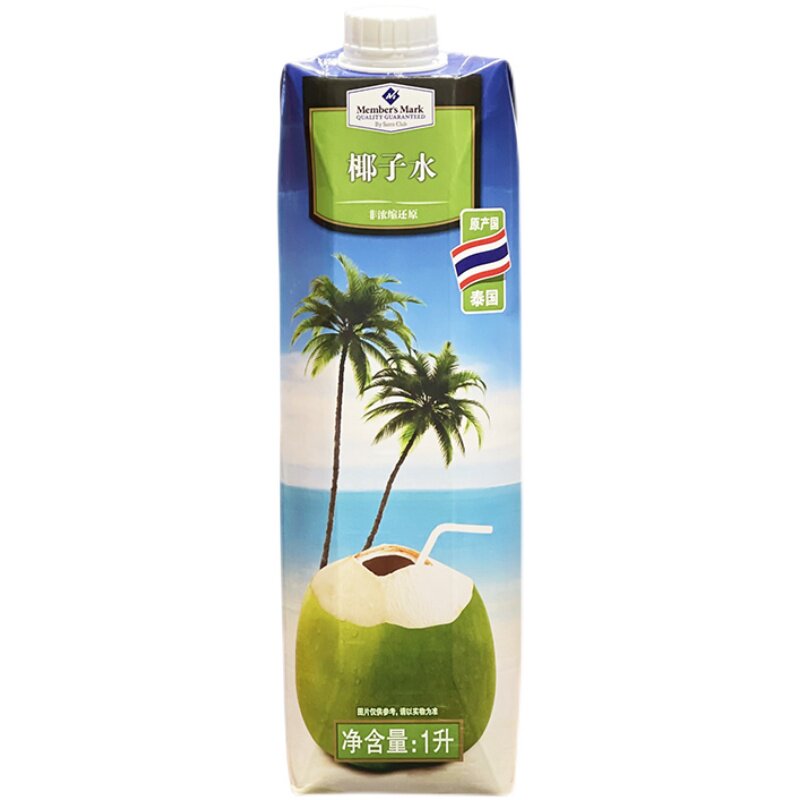 山姆泰国进口纯椰子水果汁饮料