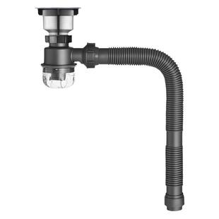 厨房洗菜盆下水管配件排水管道洗碗池水槽下水器防臭防虫三通软管