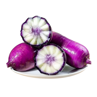 一号农场冰淇淋水果萝卜新鲜冰激凌红冰糖心脆甜生吃沙窝萝卜蔬菜