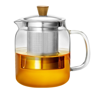 绿珠泡茶壶泡茶家用玻璃茶壶耐高温加厚煮茶壶大容量茶水分离茶具