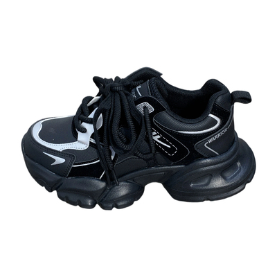 回力黑武士厚底老爹鞋女