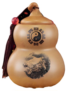 九华山直发避火龙瓶陶土化解厨房在西北葫芦灶台乾位火烧天门摆件