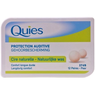 法国Quies蜡丸专业降噪隔音耳塞防噪音男女士学生睡觉睡眠静音