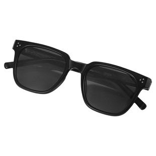 孟子义同款黑色遮阳GM墨镜女款方形框夏季防紫外线高级感太阳镜男