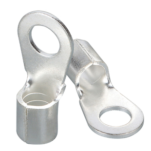 OT紫铜冷压接线端子铜鼻子圆形裸线耳接头1.5/2.5/4/6/10/16平方